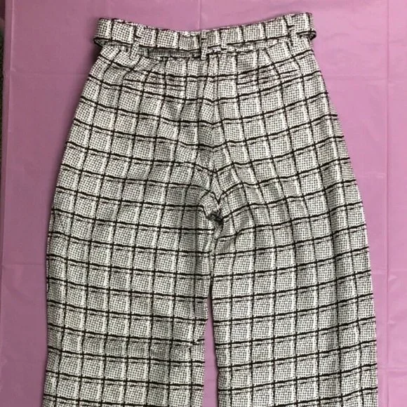 COLLECTION High-Rise Silk Twill Belted Trouser from J Crew - Picture 4 of 5